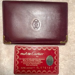 Cartier Vintage Bifold Wallet